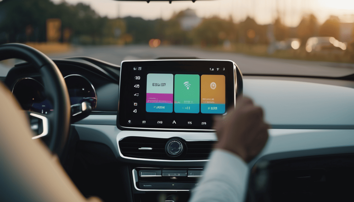 connected vehicle payment with infotainment system in car